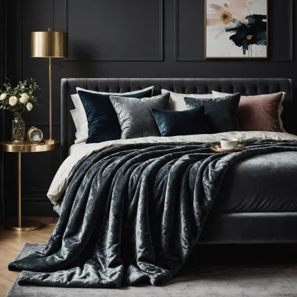 Искусство выбора текстиля: как покрывало велюр 150x200 и мягкое покрывало превращают дом в уютное убежище